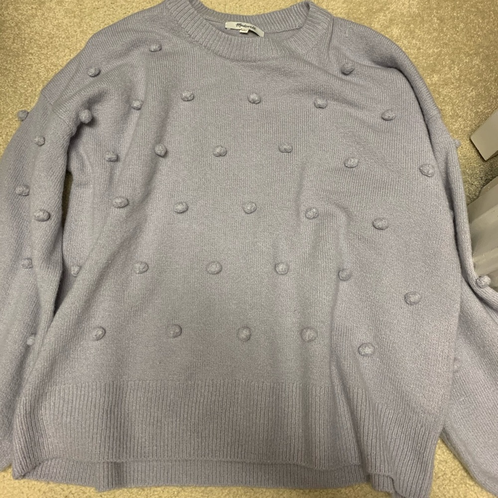 Purple/gray sweater